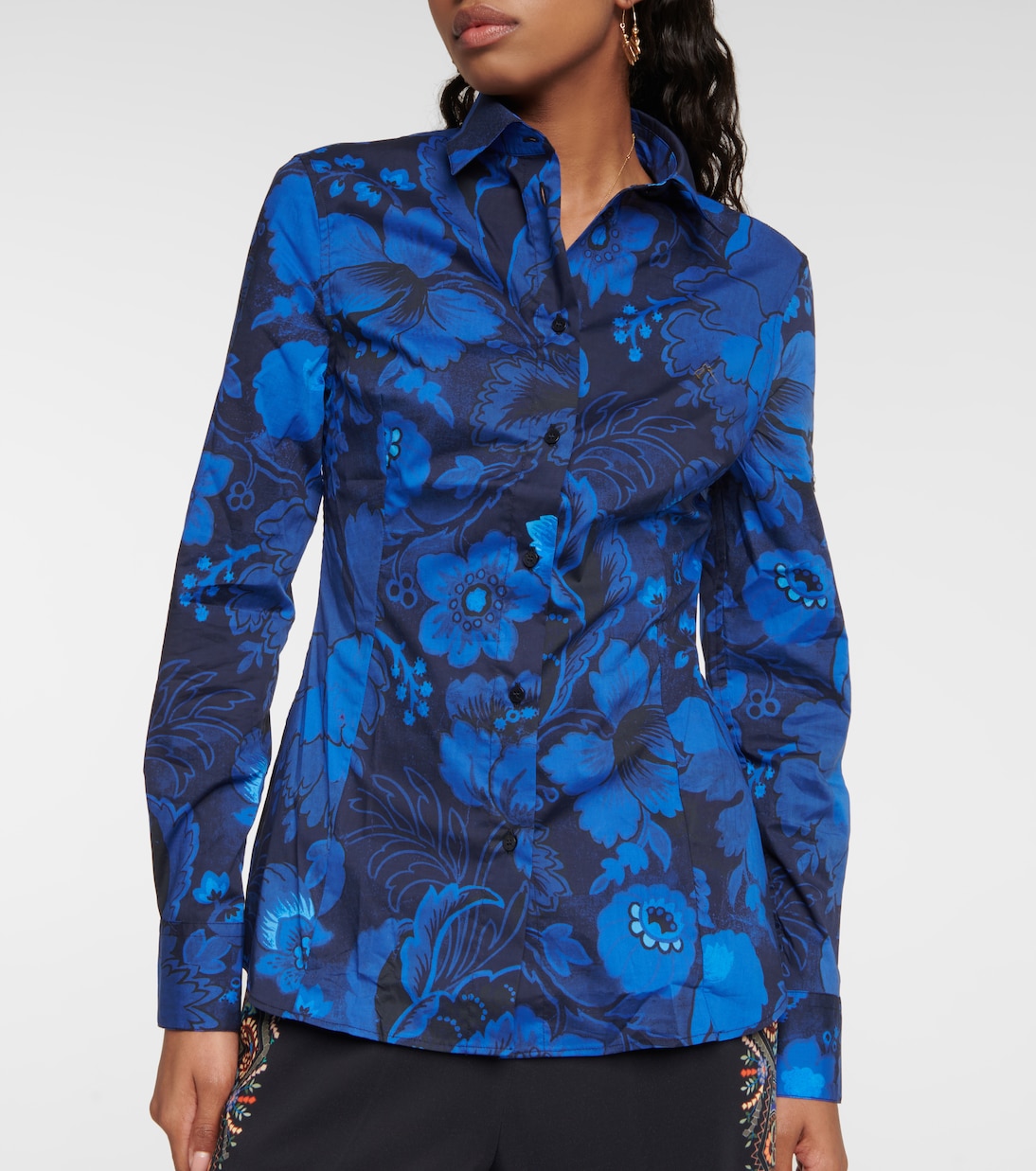 Camisa en mezcla de algodón floral | Etro