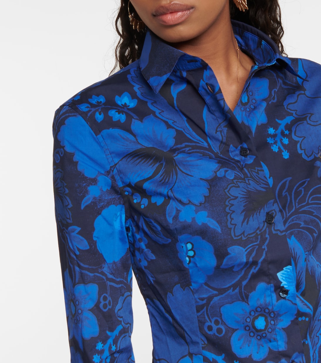 Camisa en mezcla de algodón floral | Etro