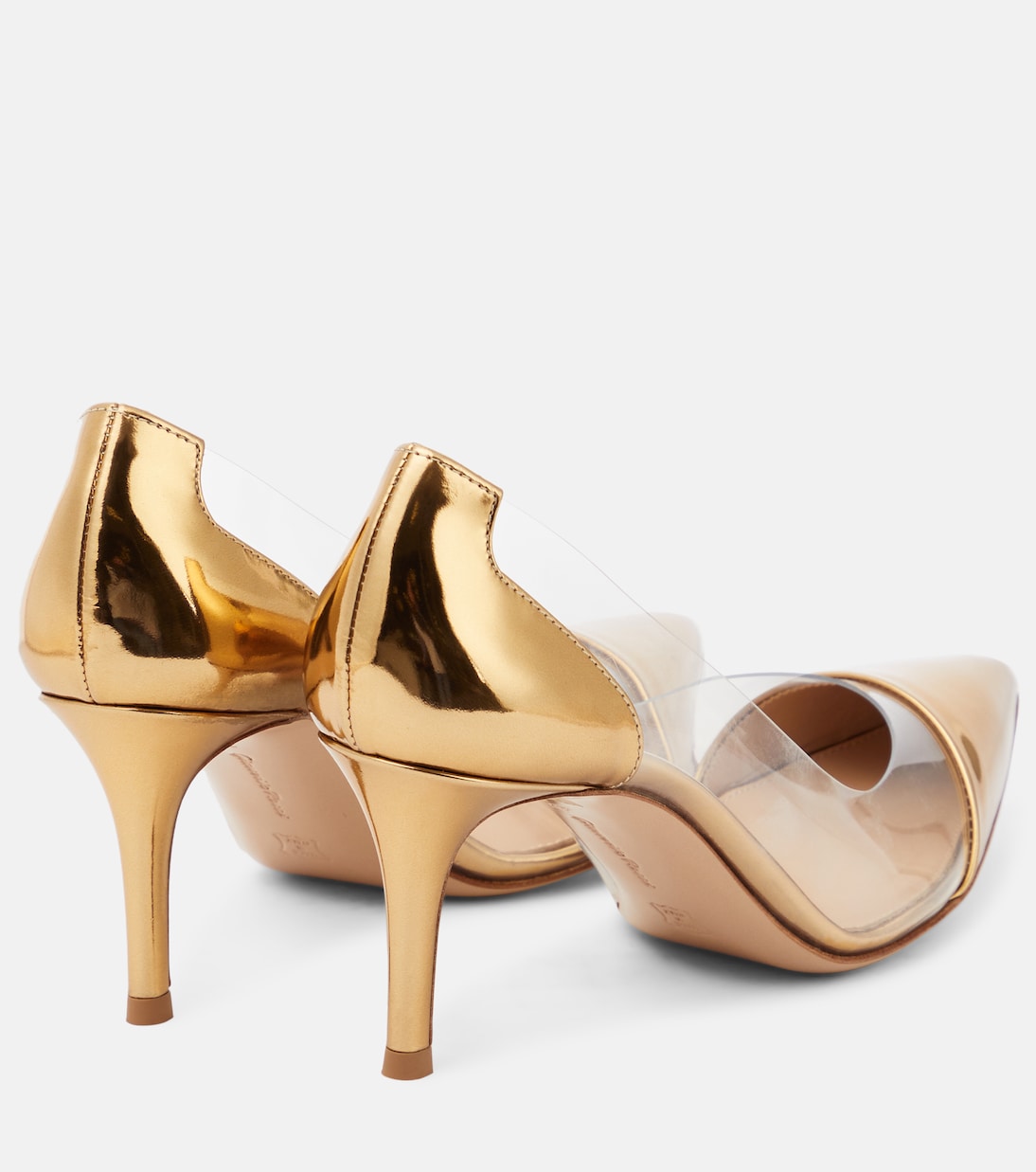 Plexi 70 leather and PVC pumps | Gianvito Rossi