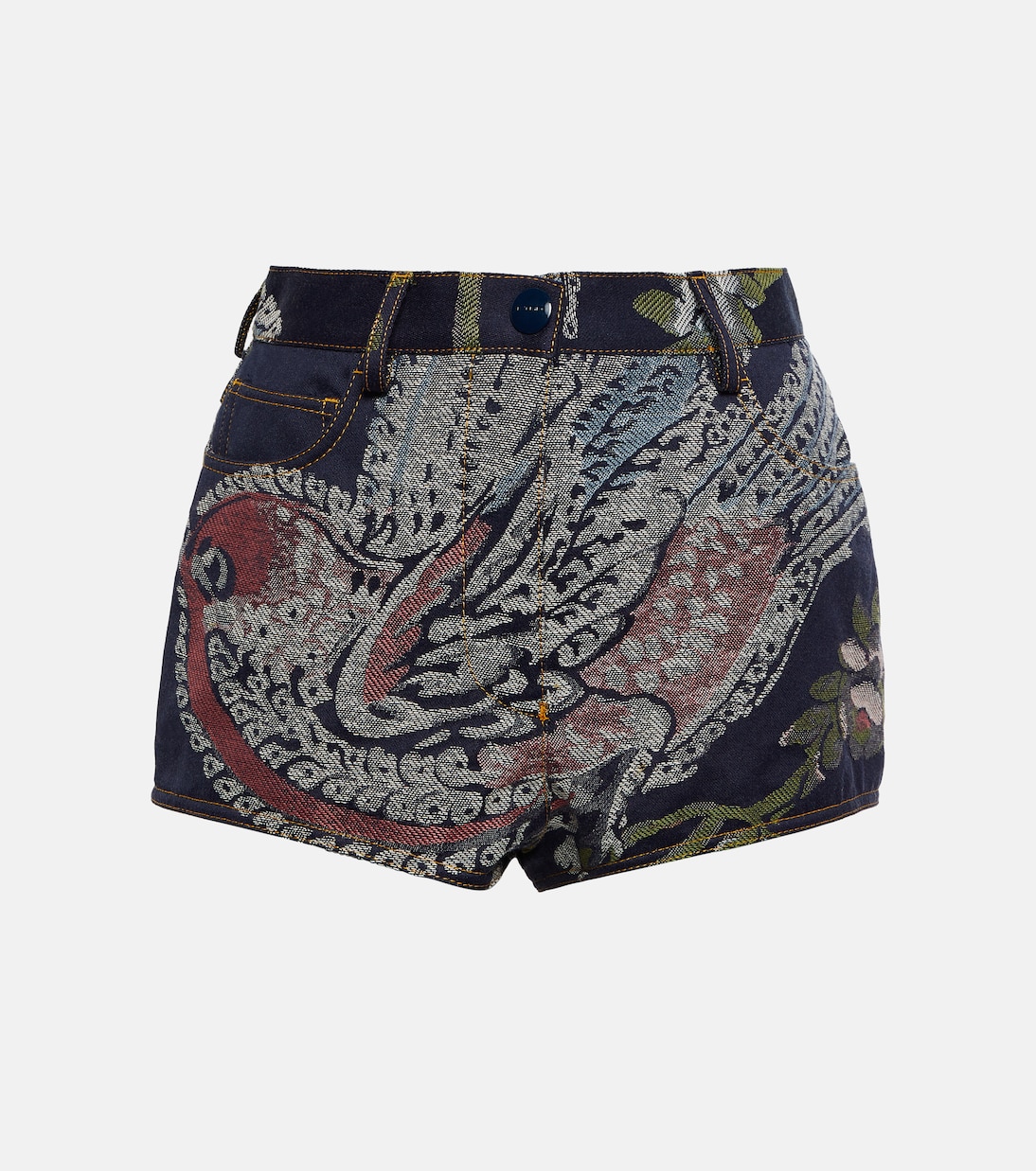 Shorts di jeans a vita alta | Etro