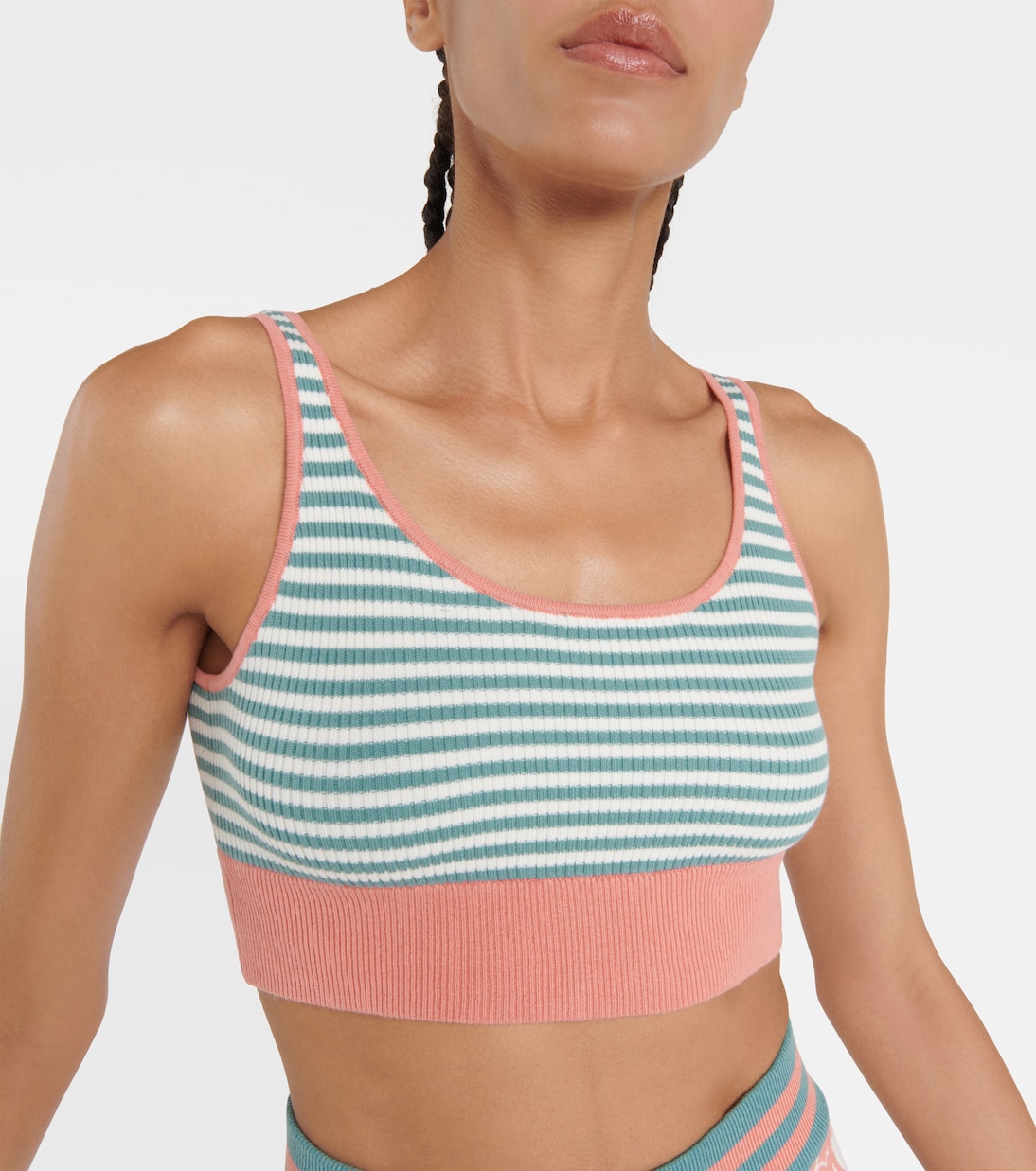 Sayulita Billy cotton-blend crop top | The Upside
