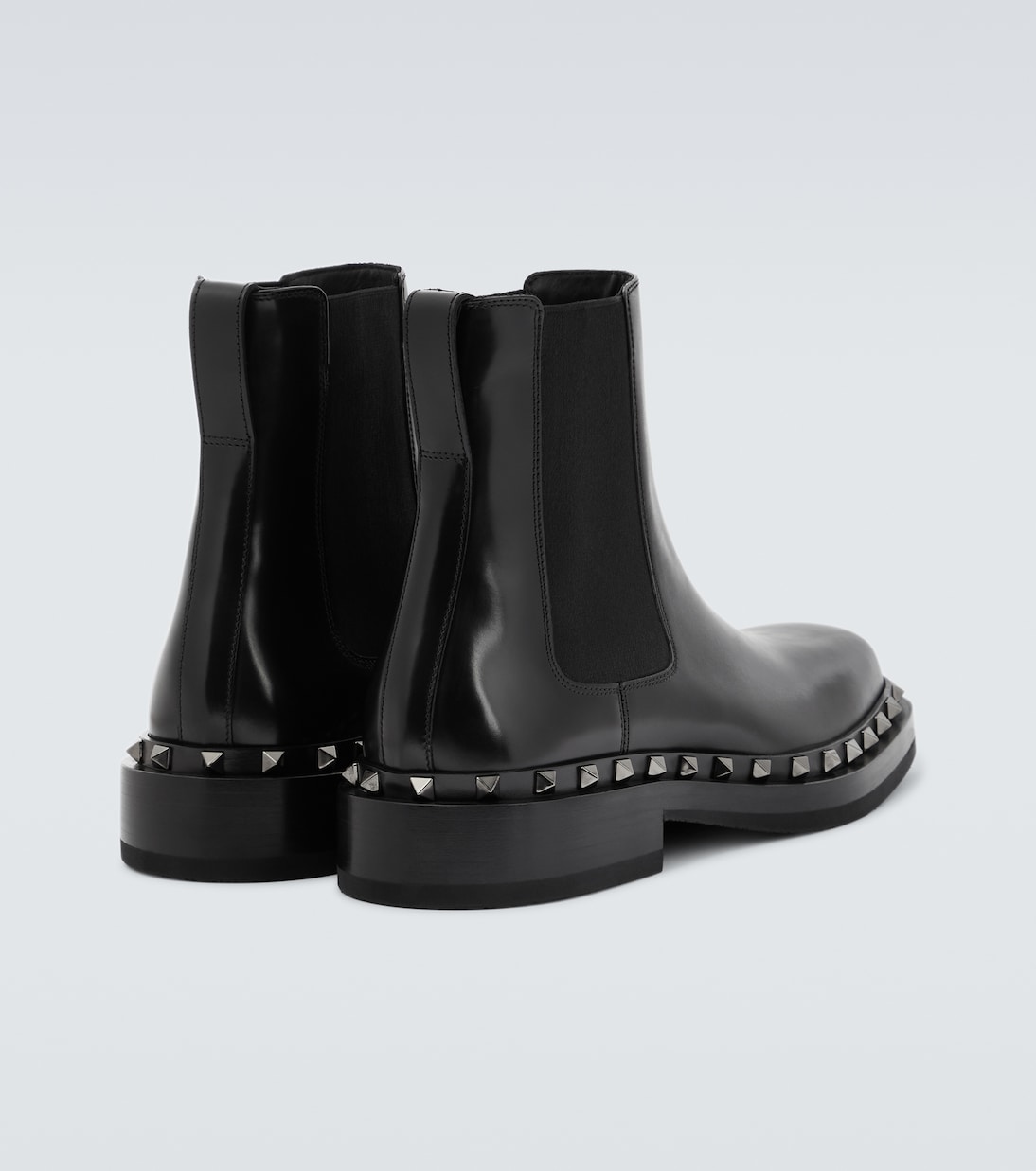 Chelsea Boots M-Way Rockstud aus Leder | Valentino Garavani