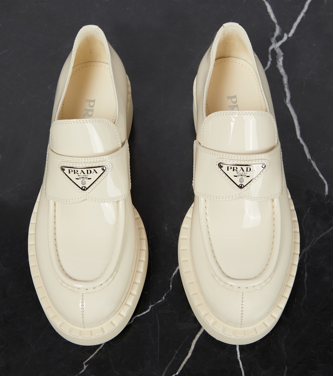 Mocassini in vernice | Prada
