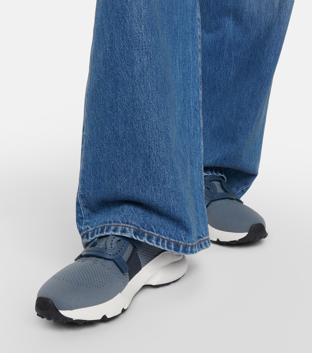 Sneakers Kate in maglia con pelle | Tod's