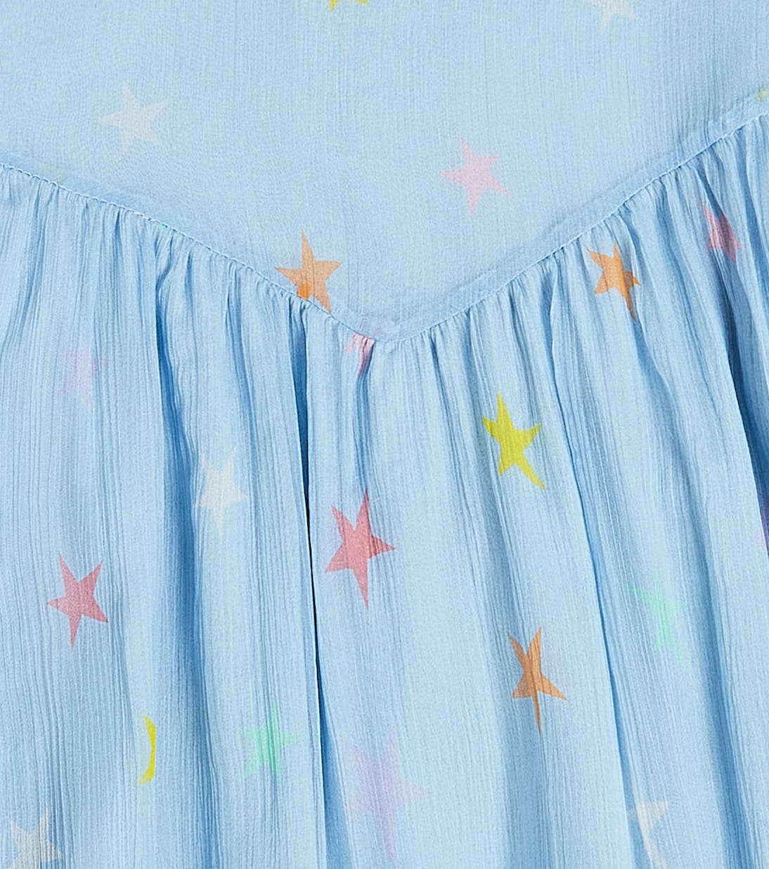 Abito in chiffon di seta con stampa | Stella McCartney Kids