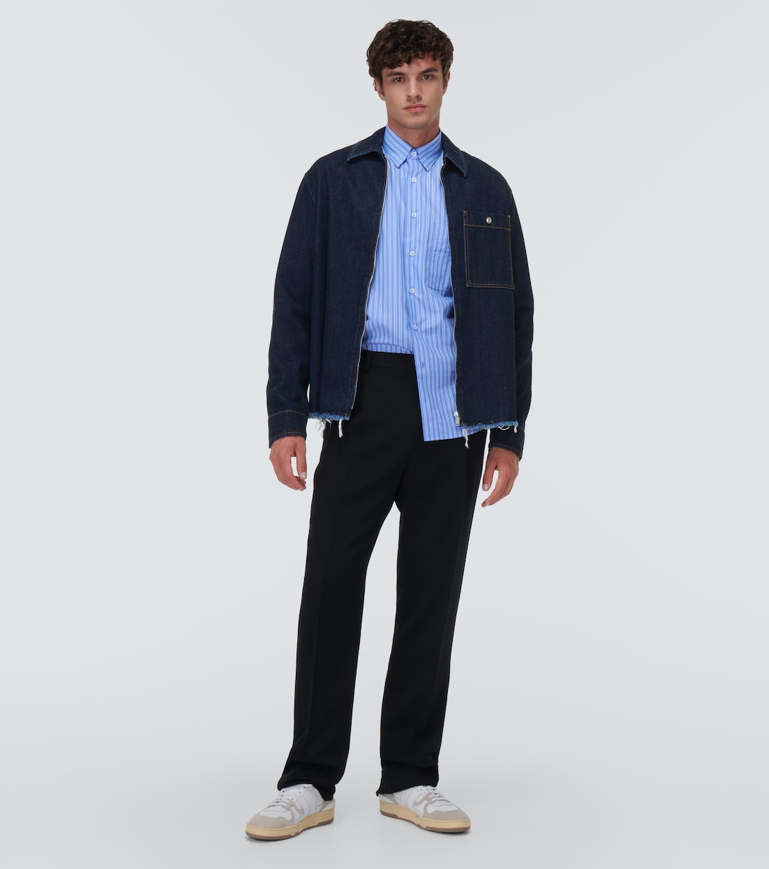 Camicia in popeline di cotone a righe | Lanvin