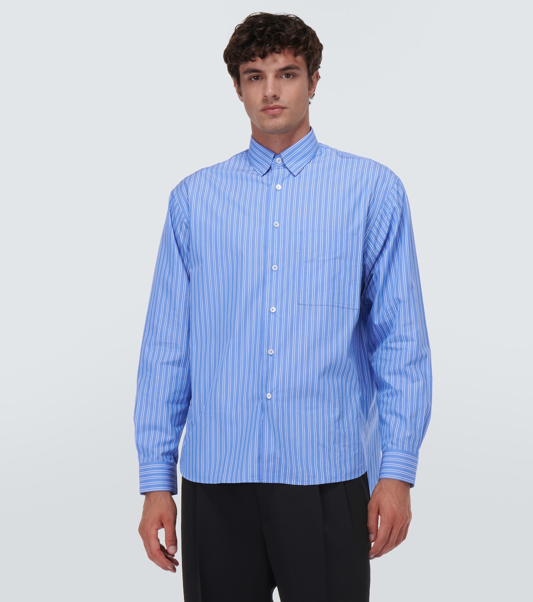 Camicia in popeline di cotone a righe | Lanvin