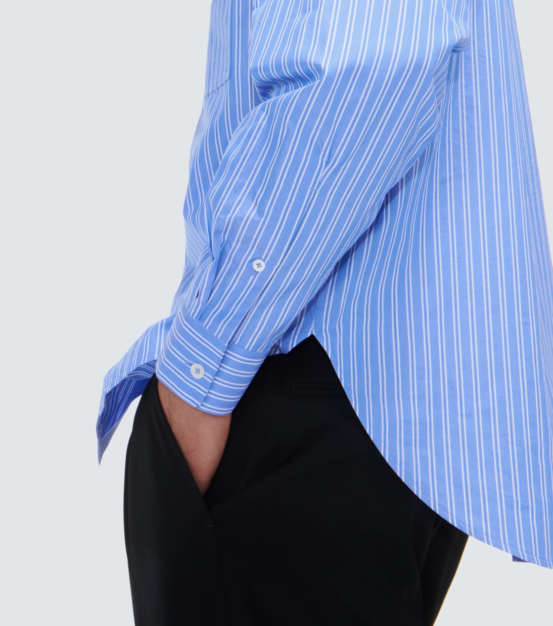 Camicia in popeline di cotone a righe | Lanvin