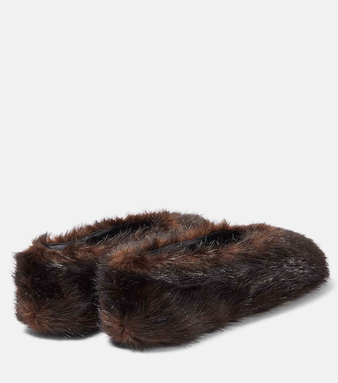 Faux-fur ballet flats | Magda Butrym