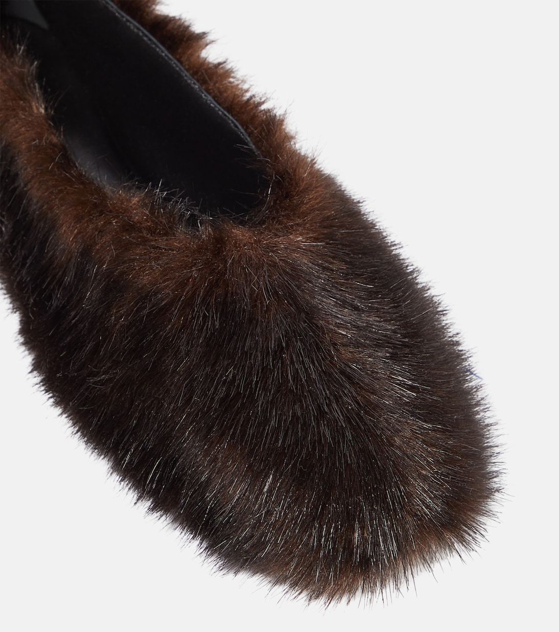 Faux-fur ballet flats | Magda Butrym