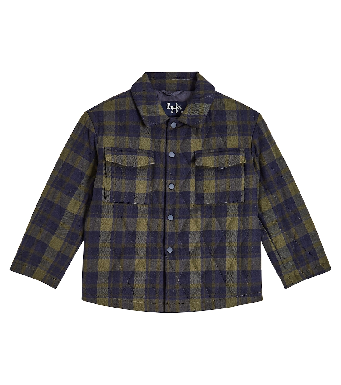 Quilted checked puffer jacket | Il Gufo