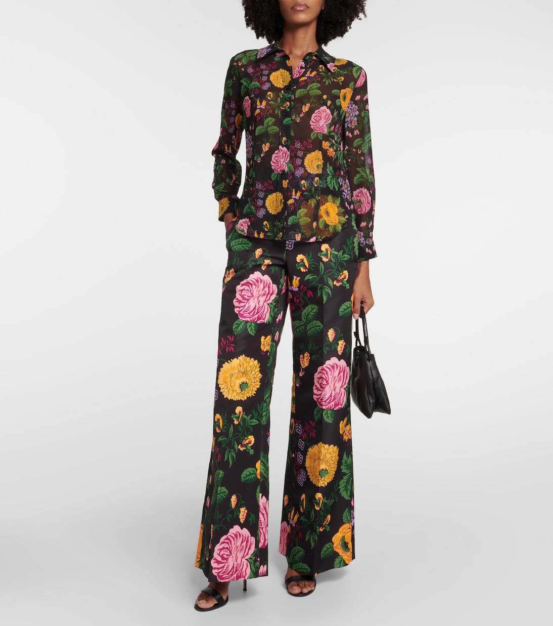 Blouse à fleurs | Carolina Herrera