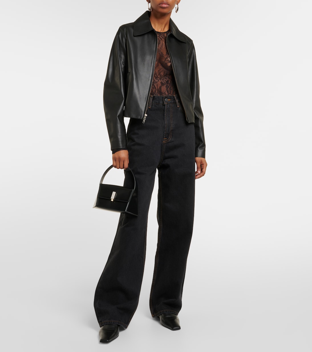 High-Rise Straight Jeans | Wardrobe.NYC