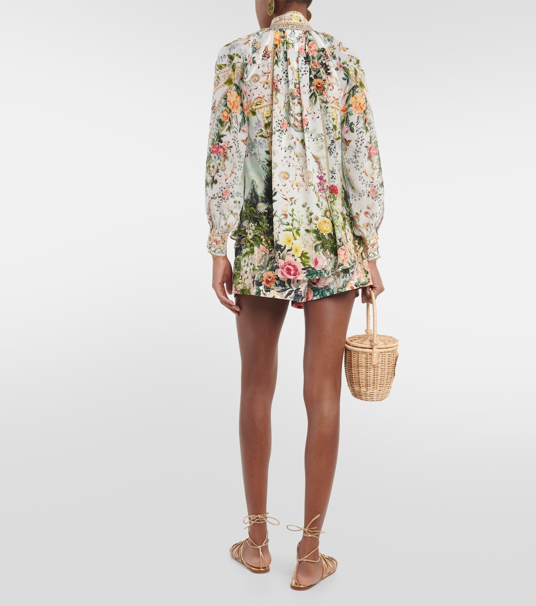 Bluse aus Seiden-Crêpe | Camilla