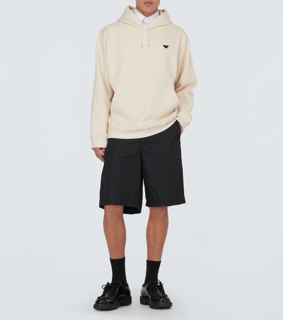 Sudadera con capucha de algodón | Prada