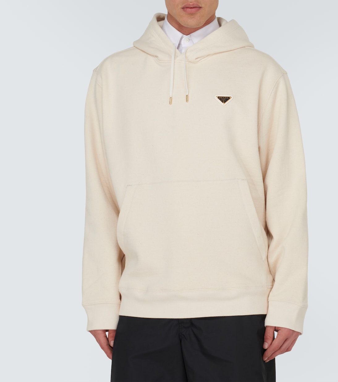Sudadera con capucha de algodón | Prada