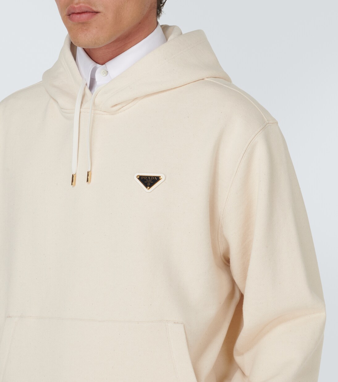 Sudadera con capucha de algodón | Prada