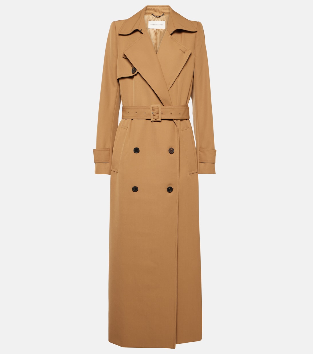 Trench in gabardine di misto lana | Dries Van Noten