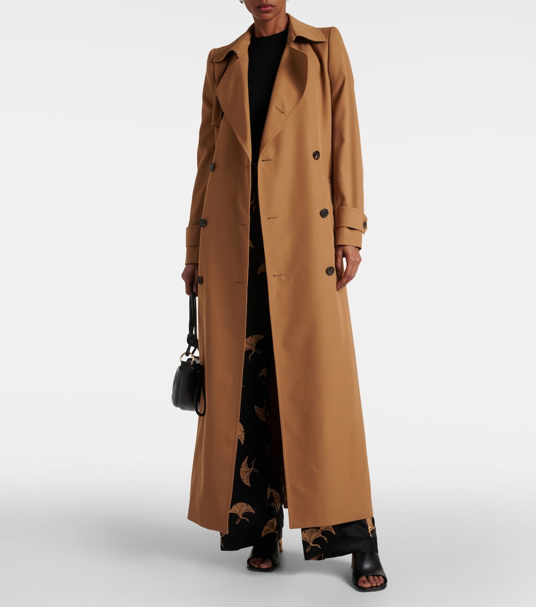 Trench in gabardine di misto lana | Dries Van Noten