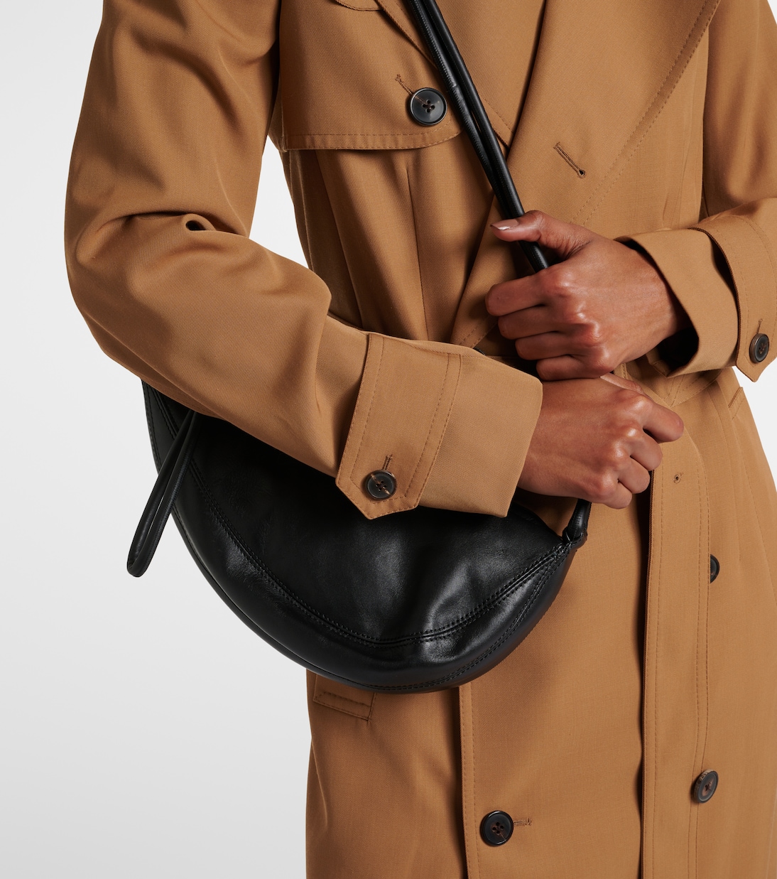 Trench in gabardine di misto lana | Dries Van Noten