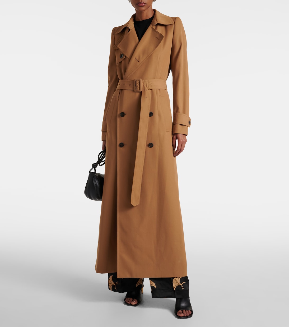 Trench in gabardine di misto lana | Dries Van Noten