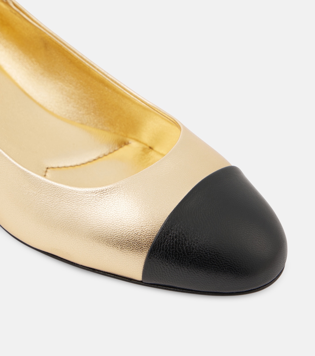 Pumps Mary Jane in pelle metallizzata | Miu Miu