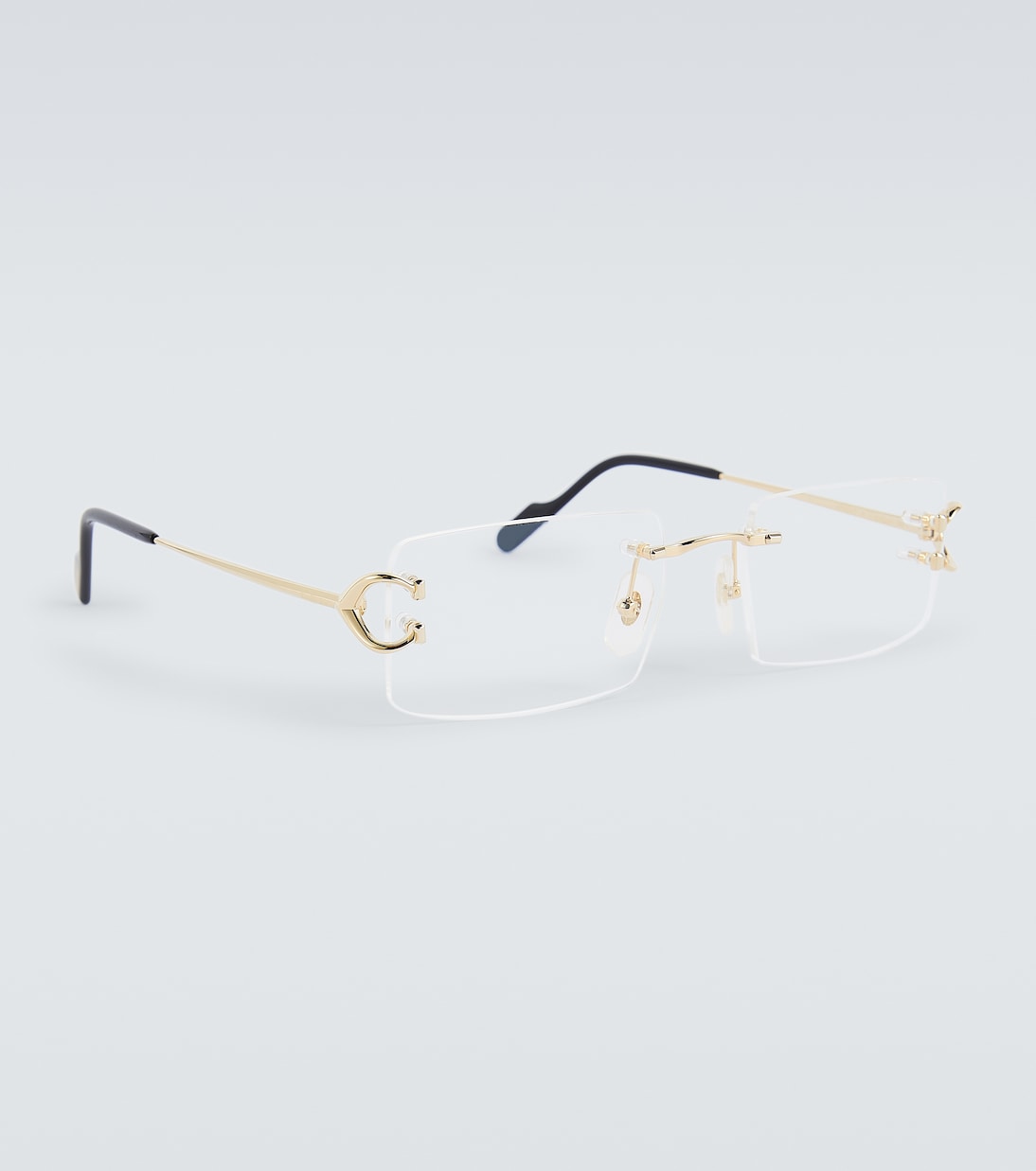 Signature C De Cartier rectangular glasses | Cartier Eyewear Collection