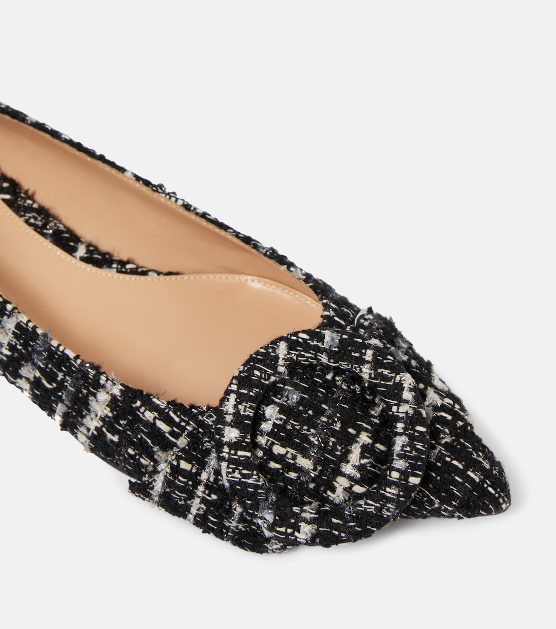 Ballerine Venezia in bouclé | Gianvito Rossi