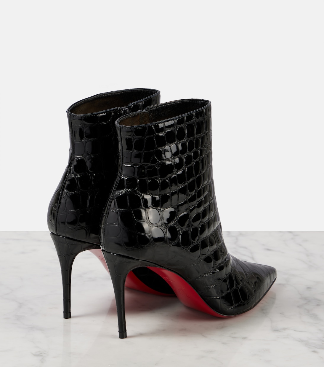 Bottines So Kate 85 en cuir embossé | Christian Louboutin