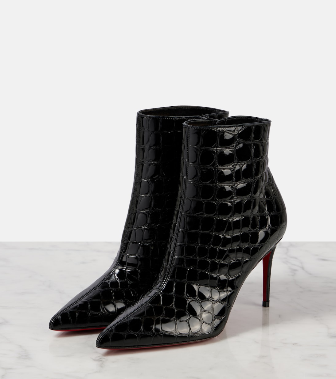 Bottines So Kate 85 en cuir embossé | Christian Louboutin
