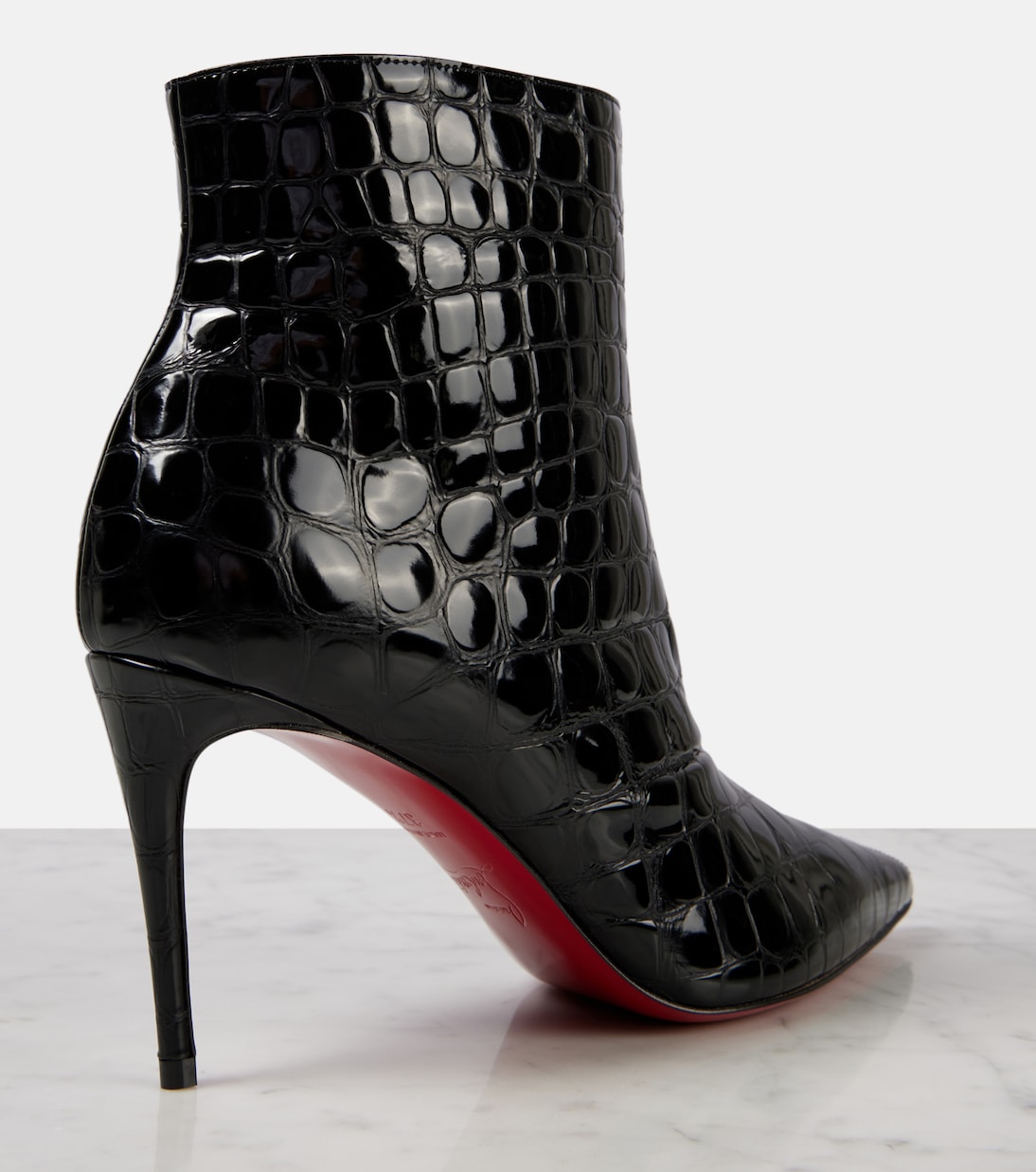 Bottines So Kate 85 en cuir embossé | Christian Louboutin