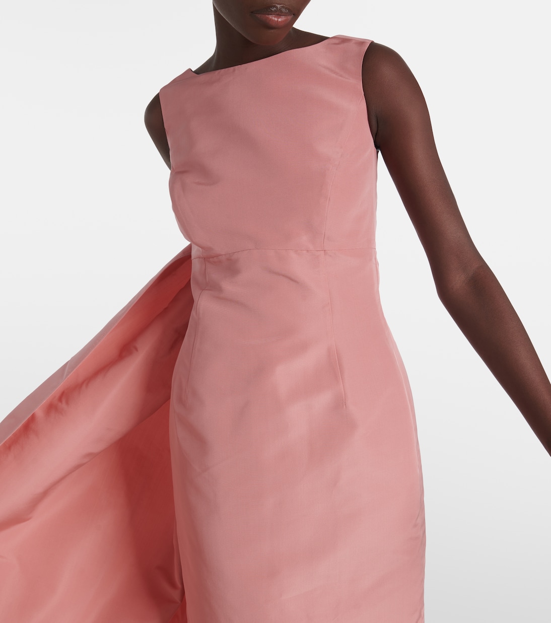 Abito lungo in faille di seta | Oscar de la Renta