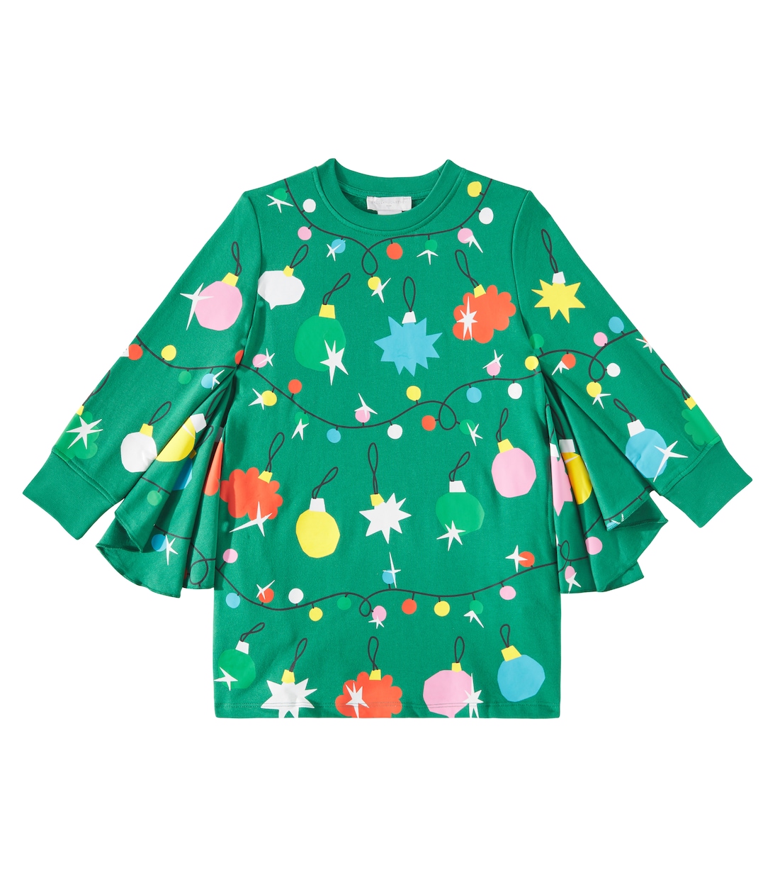 Abito in pile di cotone con stampa | Stella McCartney Kids