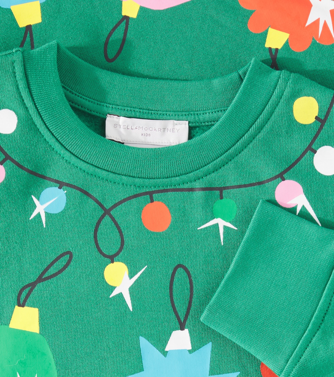 Abito in pile di cotone con stampa | Stella McCartney Kids