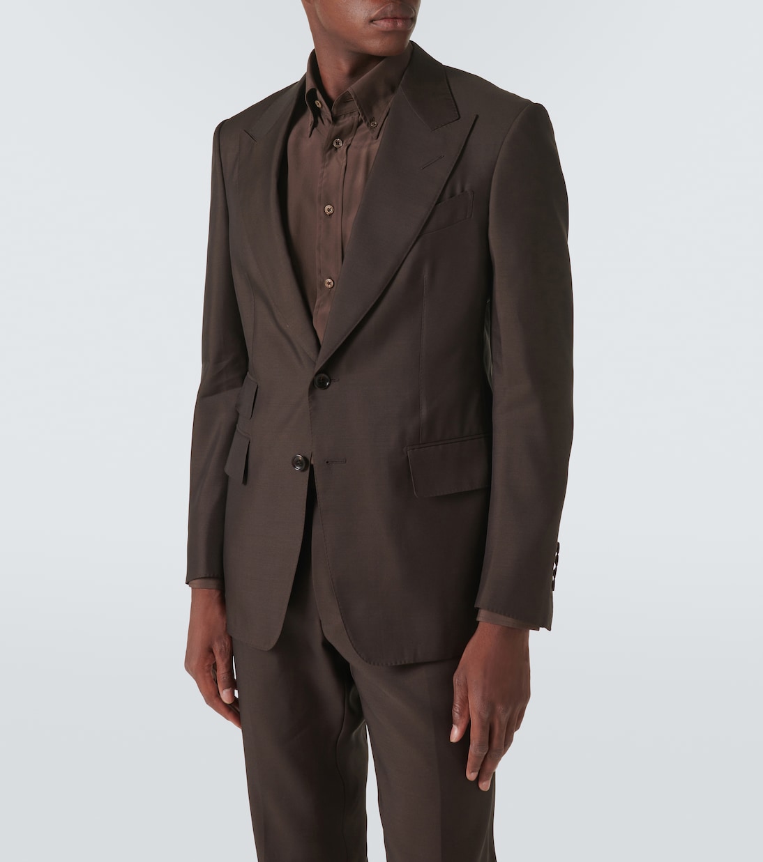 Shelton organza twill suit | Tom Ford