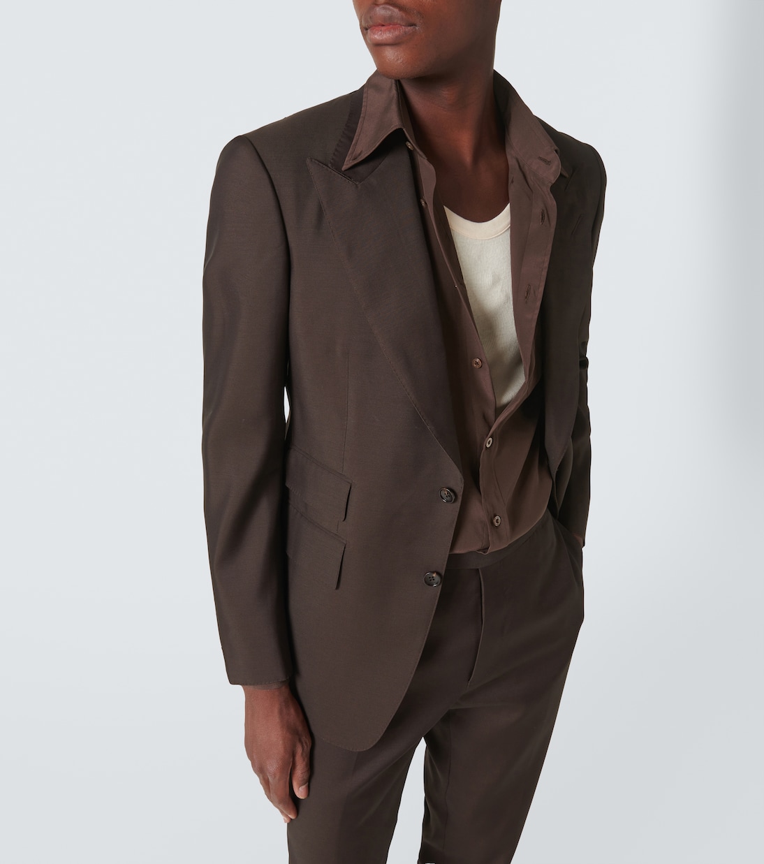 Shelton organza twill suit | Tom Ford