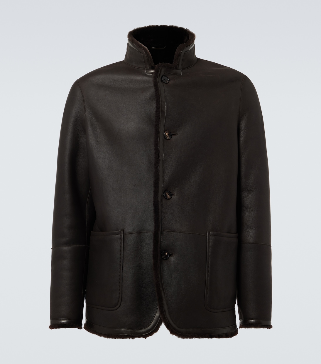 Lederjacke mit Shearling | Loro Piana