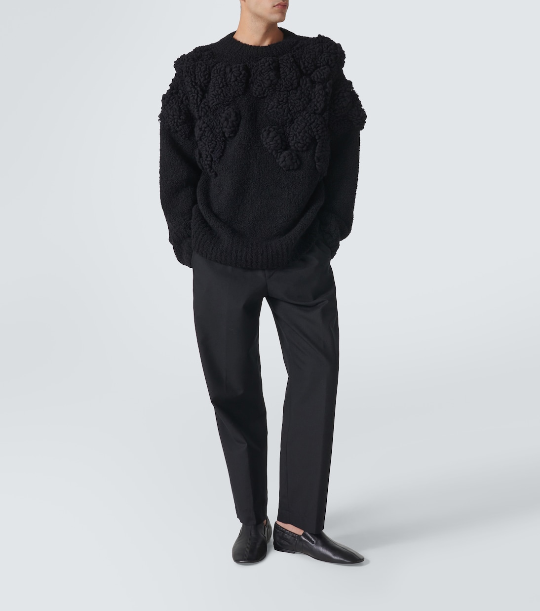 Gerade Mid-Rise-Hose aus Wolle | Dries Van Noten