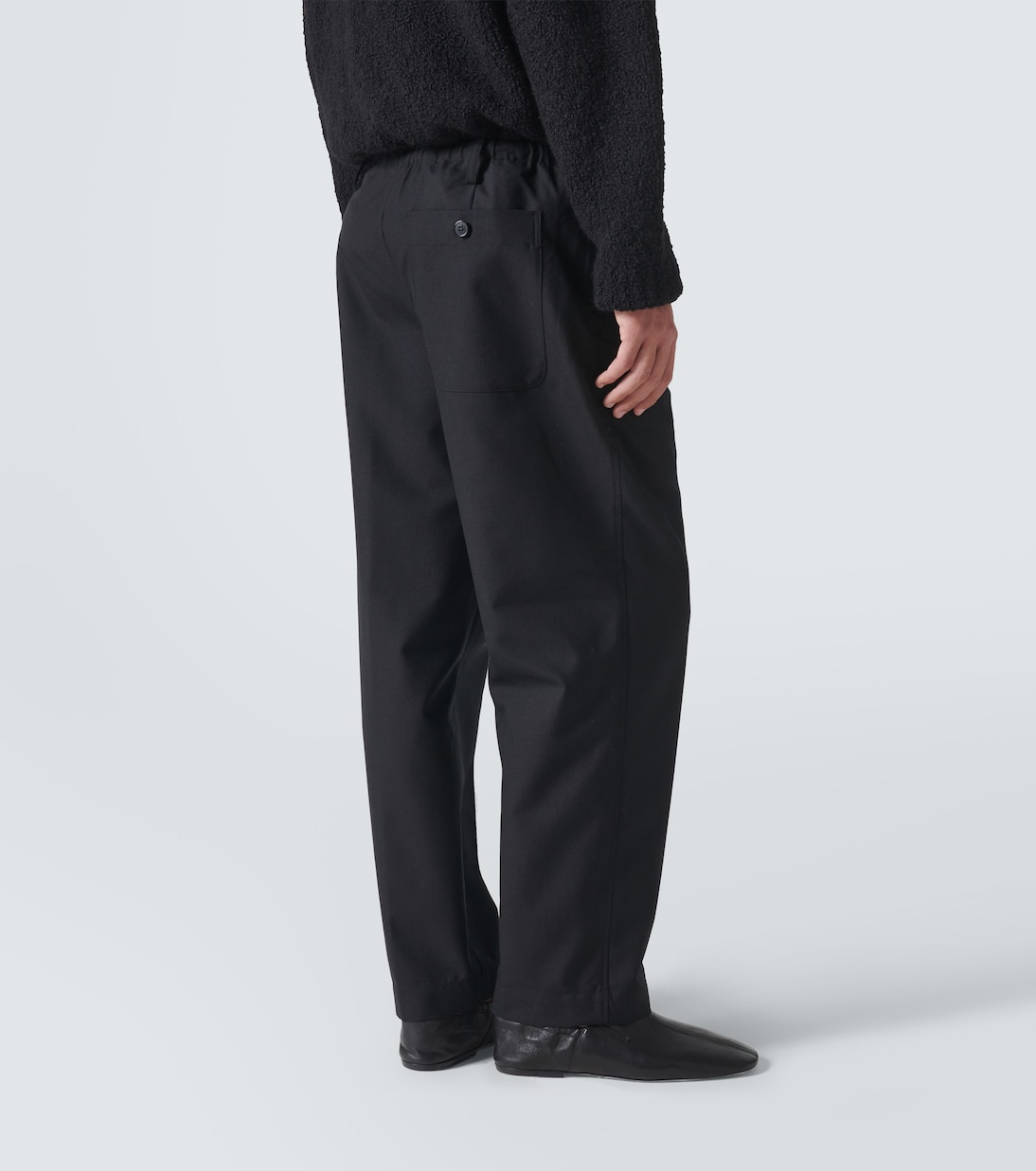 Gerade Mid-Rise-Hose aus Wolle | Dries Van Noten