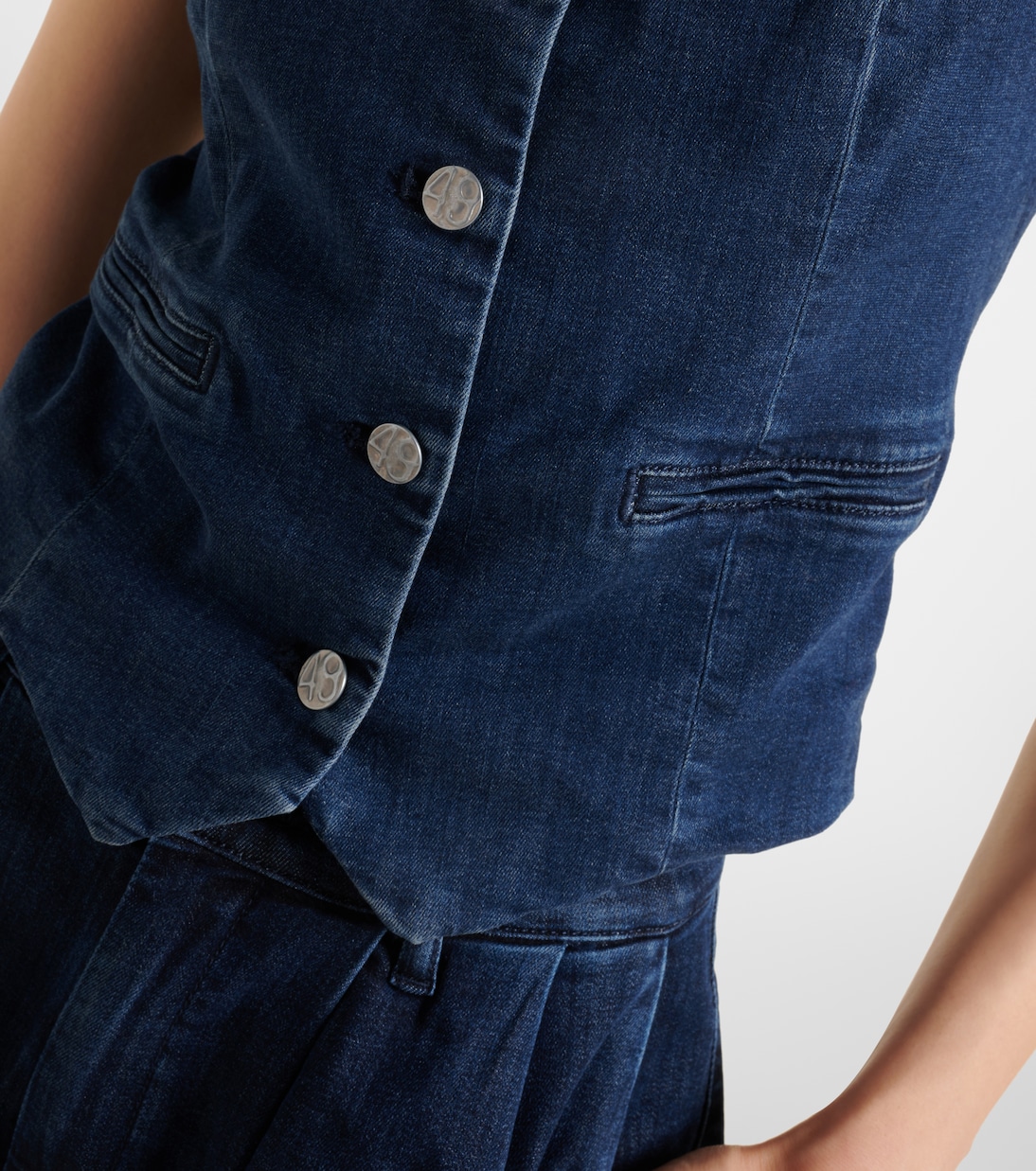 Gilet de costume en jean | AG Jeans