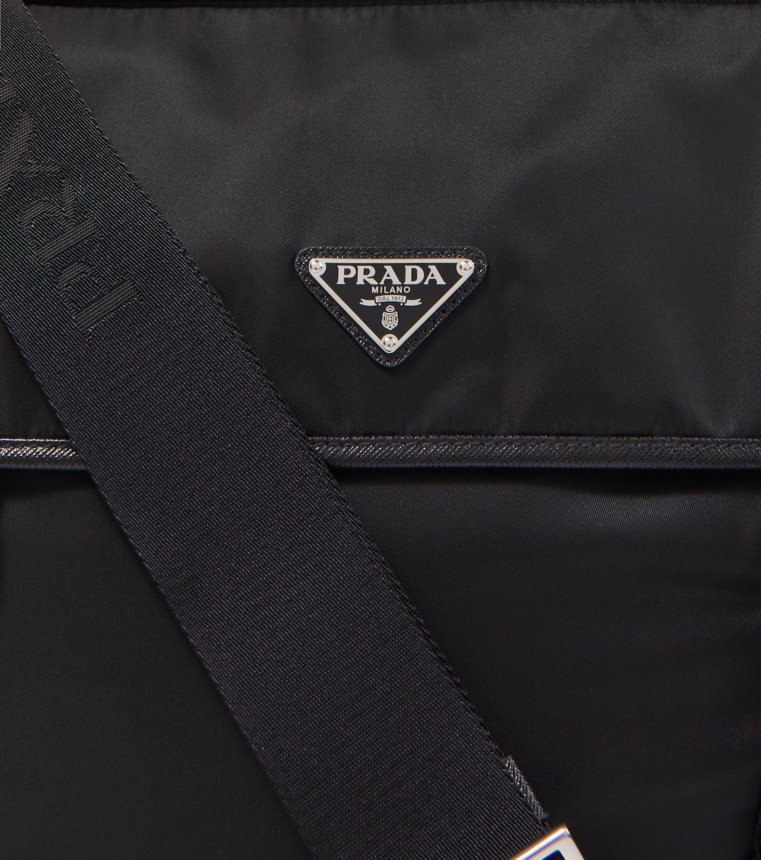 Borsa a tracolla in Re-Nylon e pelle | Prada