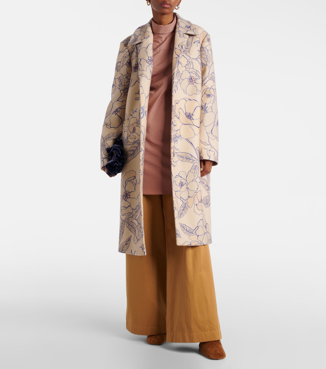 Mules in shearling con zeppa | Dries Van Noten