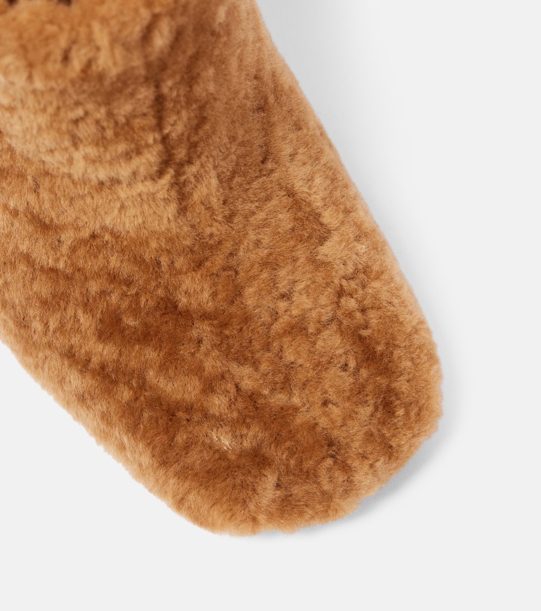 Mules in shearling con zeppa | Dries Van Noten