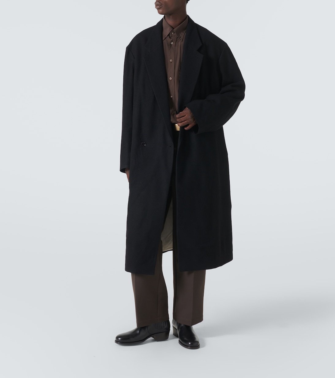 Pantaloni regular in gabardine | Lemaire