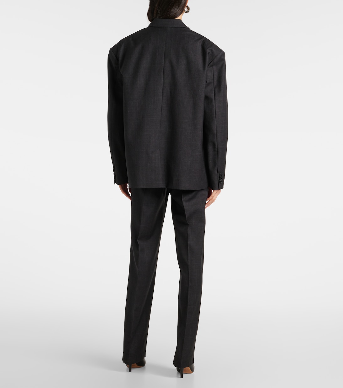 Klero checked double-breasted wool-blend blazer | Isabel Marant