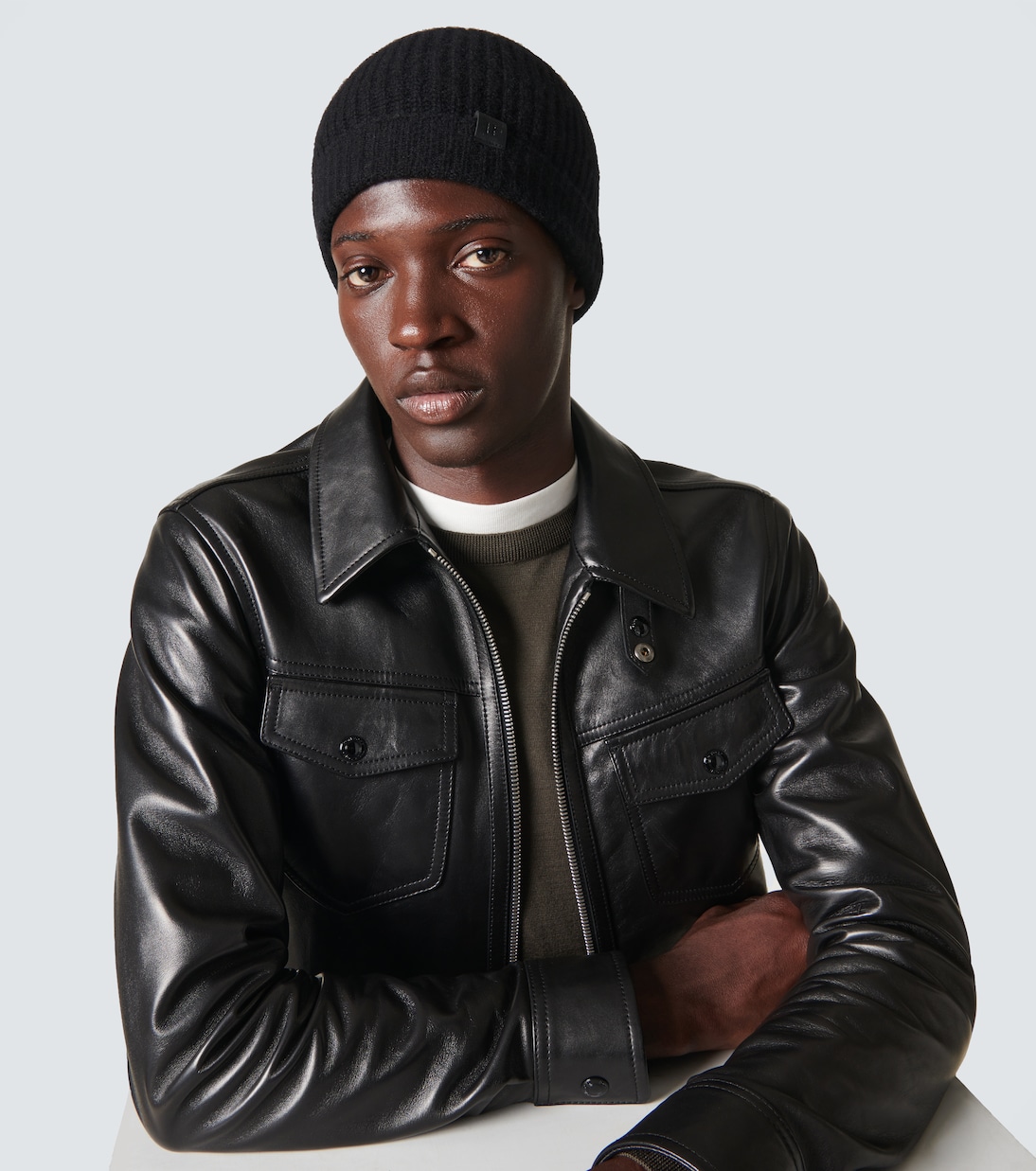 Berretto in maglia a coste di cashmere | Tom Ford