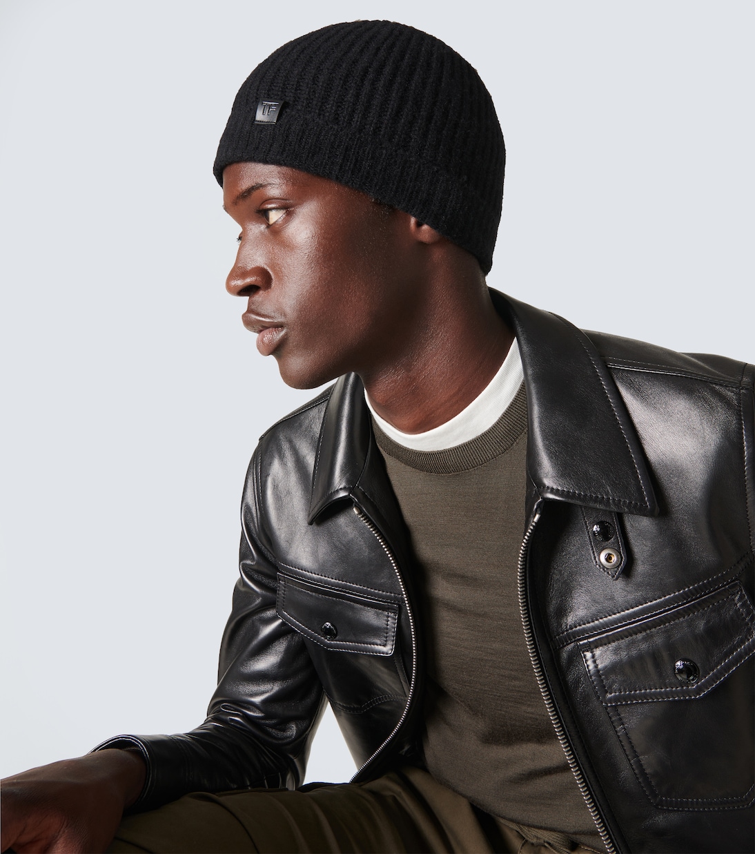 Berretto in maglia a coste di cashmere | Tom Ford