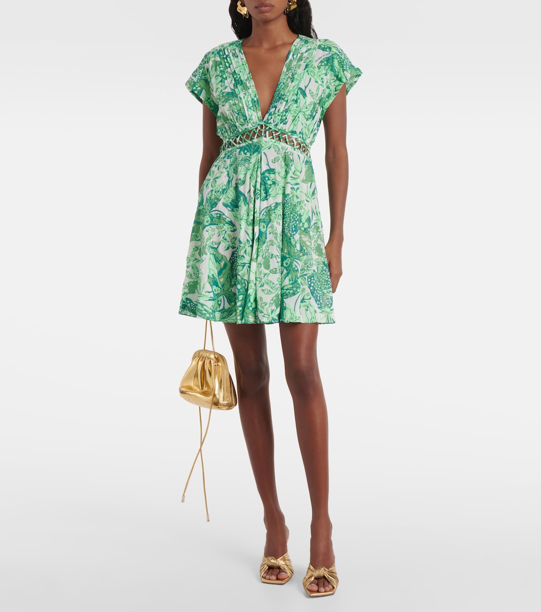 Abito corto Cecile con cut-out | Poupette St Barth