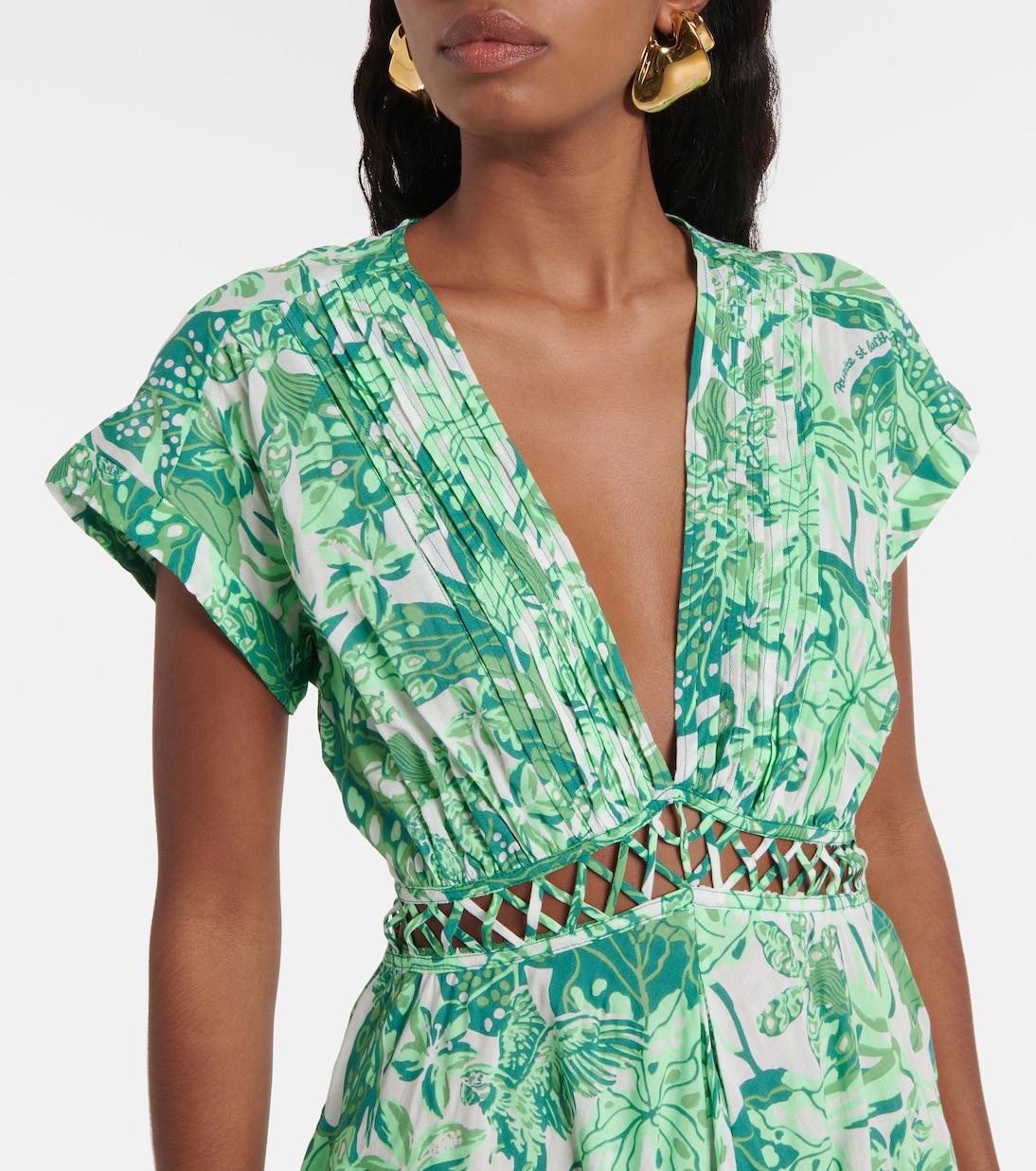 Abito corto Cecile con cut-out | Poupette St Barth
