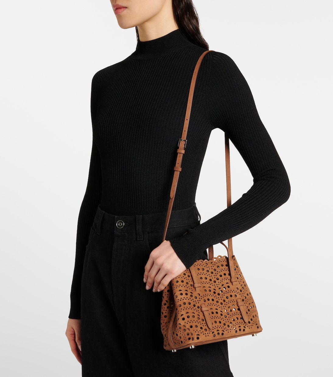 Borsa Mina 20 Vienne Wave in pelle | Alaïa